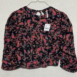 Free People open back crop top size M